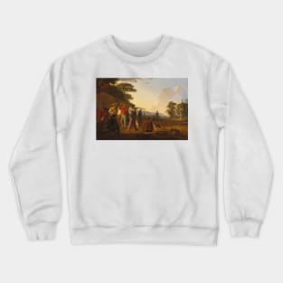 Shooting for the Beef by George Caleb Bingham Crewneck Sweatshirt